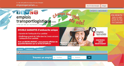 Desktop Screenshot of emploistransportlogistique.com